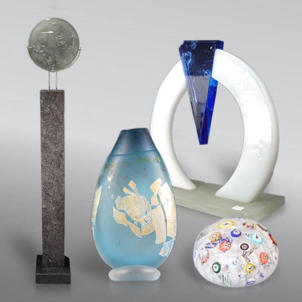 Paperweights and glassware artworks