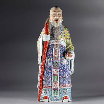 Chine statue en porcelaine de chine époque république
