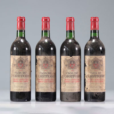 4 bottles of CLOS DE L'ORATORY (Saint-Emilion) 1983