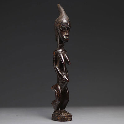 Statue féminine Baoulé, Côte d'Ivoire