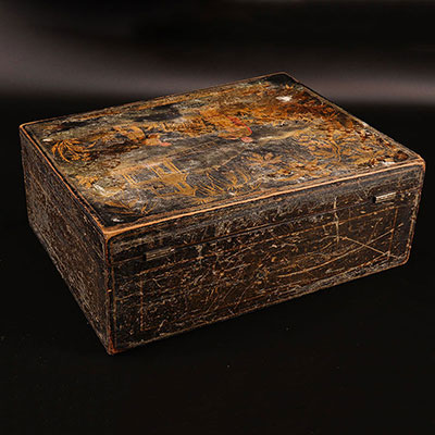 Belgium - 18th century Chinese wooden spa box 