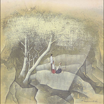 Bak Koi TAY (1939-2005) drawing - watercolor 