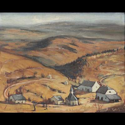 Henri THEATRE (1913-1985) Oil on canvas 