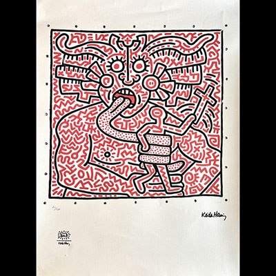 ITEM WITHDRAWN FROM THE AUCTION - Keith Haring. 