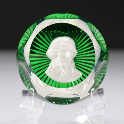 Paperweight. Baccarat. Beethoven