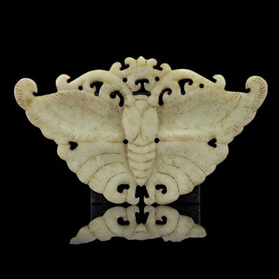 Neolithic carved jade butterfly