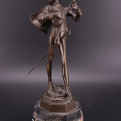 Auguste DE WEVER (1836-1910) Bronze Mephisto