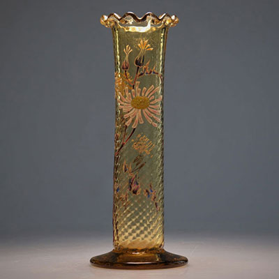 Vase cristallerie de Vallerysthal 