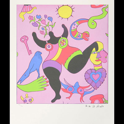 Niki de Saint Phalle - Lithographie sur papier signée et numérotée