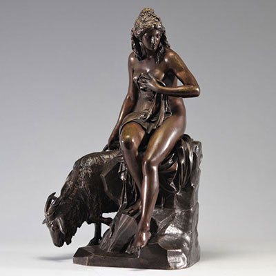 Pierre Julien (1731 -1804) d'après, beau bronze 