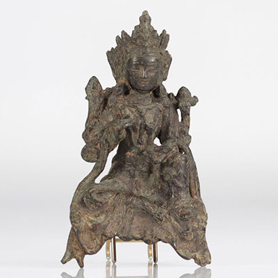 China bronze deity from the Ming period