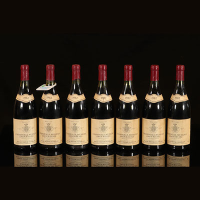 Wine - 7 bottles 75 cl Rouge Chambolle Chambolle-Musigny Amoureuses 1982 D. Moine-Hudelot