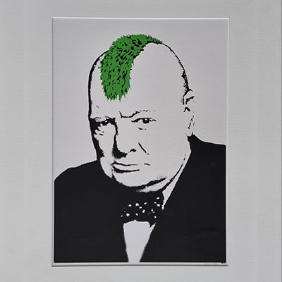BANKSY (GB, 1974)Turf War, 2003. in the style of,-Screenprint in colors-Numbered in pencil 