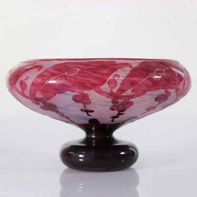 French Glass Art Deco Cup