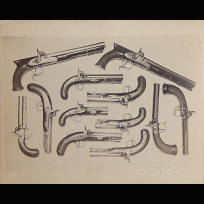 Andy WARHOL (USA, 1928-1987)-Revolver Gun.-photo print.