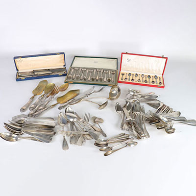 Important lot of solid silver objects