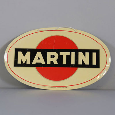 Belgium painted plaque Martini 1954