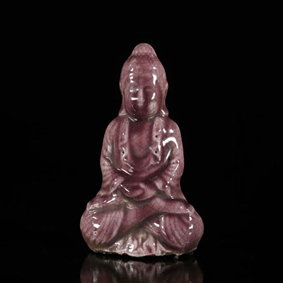 Chine Bouddha en porcelaine époque Qing 