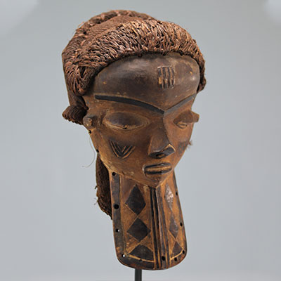 Carved wooden Pende mask