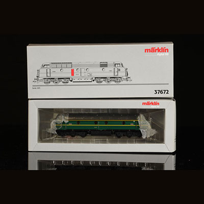 Train - Modèle réduit - Marklin HO digital 37672 - Série 205