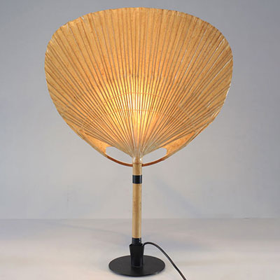 Ingo Maurer (né en 1932) Lampe sur pied bambou et papier de riz création 1973