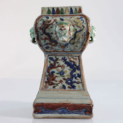 China porcelain vase with dragon decoration