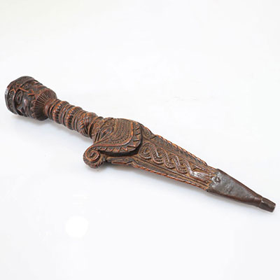 18th century Tibetan wooden Vajra dagger
