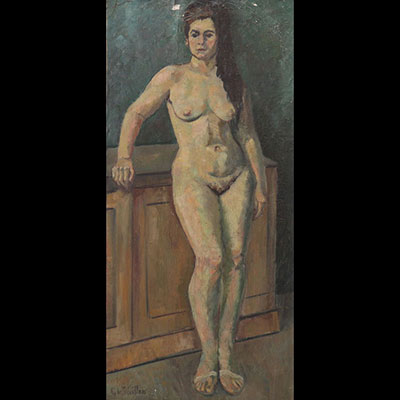 Ghislaine de Secillon (1925-2015) Liège school oil on canvas 