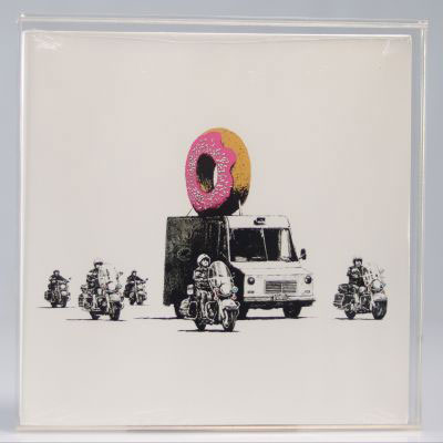 Banksy (d'après) - Donut Strawberry - Boys In Blue - Épais comme des voleurs