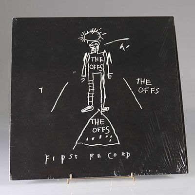 Basquiat -The Offs Serigraph on vinyl cover & disc vinyl recto & verso