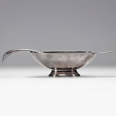 Christian FJERDINGSTAD (1891-1968) Sauce boat and swan-headed spoon from the GALLIA collection for CHIRSTOFLE