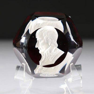 Paperweight. Baccarat. 1974. Napoleon