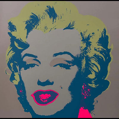 Andy Warhol (1928-1987) Marilyn Monroe Sérigraphie couleur, Edition Sunday morning