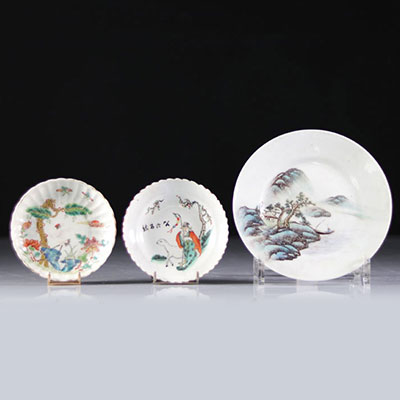 Chine lot de porcelaines XXème