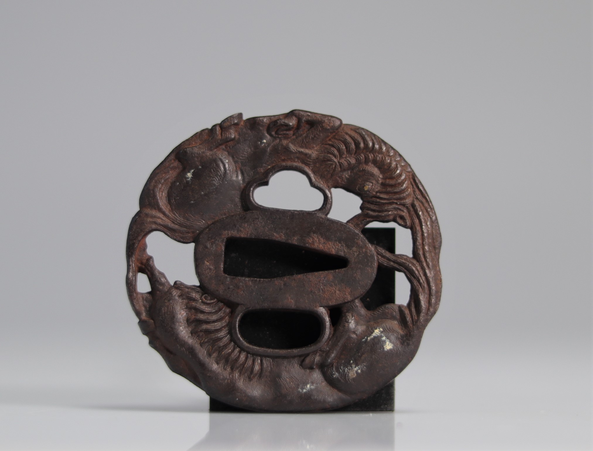 JAPAN EDO Period (1603 - 1868) Tsuba Provenance: Gaston-Louis
