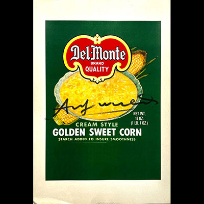 Andy Warhol (d'après). « Del Monte Brand Quality ». Impression offset sur papier.