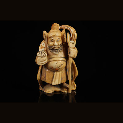 Netsuké (ivory) carved with a character 1920