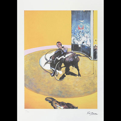 Francis Bacon - Lithograph on paper signed and numbered
