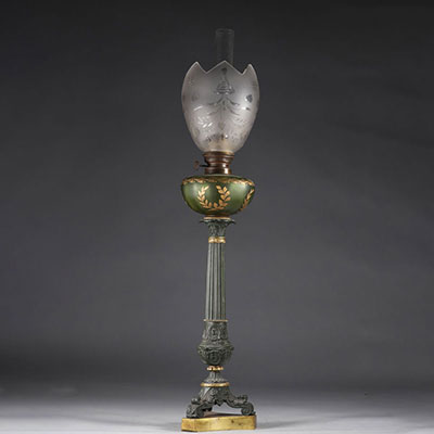 Imposing period Empire lamp