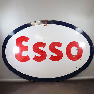 Very large double-sided ESSO sign