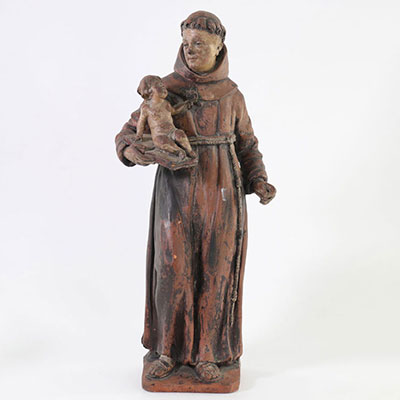 François ROUCOURT (active in Nancy and Liège eighteenth century) Terracotta sculpture signed