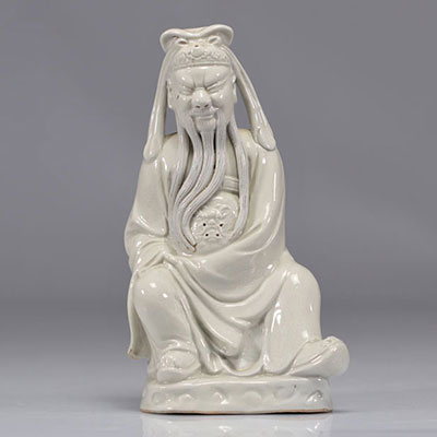 Sculpture in celadon-glazed porcelain from Republic period