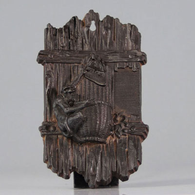19th century German cast iron pyrogen monkey decor