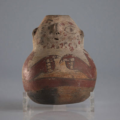 Urne funéraire anthropomorphe Chancay , Pérou, 1100 à 1400 après JC