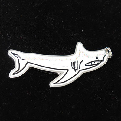 Damien Hirst. Shark. Silver plated and enamel pendant. HENI Editor