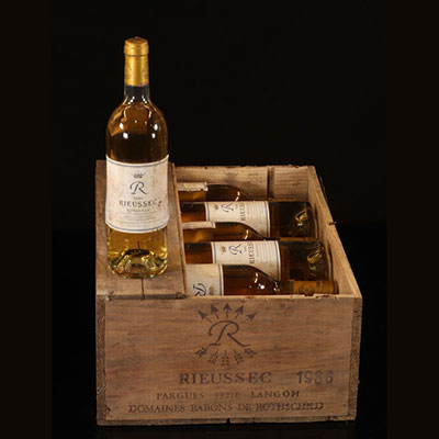 Vin - 12 bouteilles 75 cl Bl Château Rieussec 1er Grand Cru Classé 1986 Dom. Baron de Rothschild 75 cl 12 bouteilles