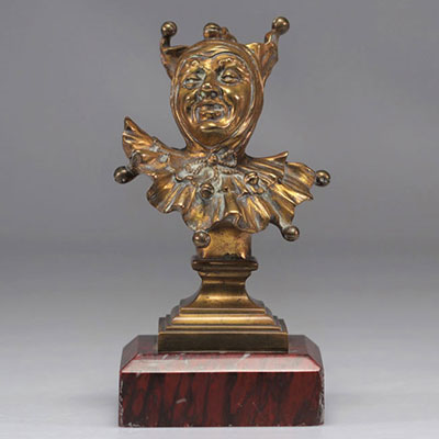 Rare 1920s bronze representation of the 