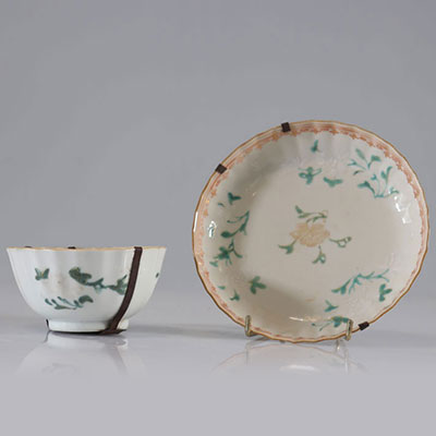 18th century Chinese porcelain bowl and plate