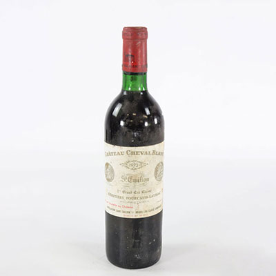 1 bouteille Chateau Cheval Blanc (Fourcaud Laussac) St Emilion Grand Cru Classé A - 1973