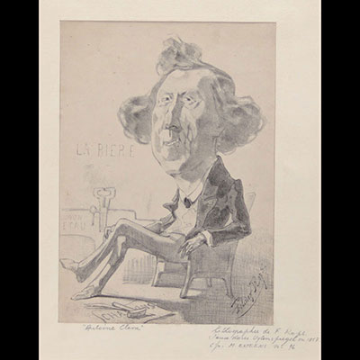 Félicien ROPS (1833-1898) gravure Antoine Clesse parue dans Uytens piegel en 1857